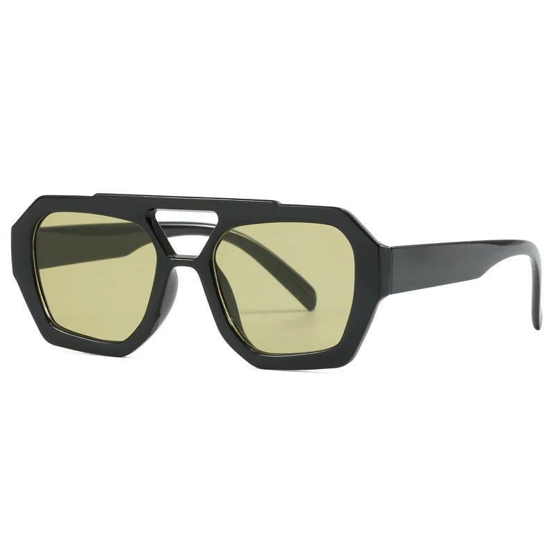 Wandern Neues Doppelbrückendesign Damen Anti-Licht-Brille Mode Leopardmuster Design Brille Hohe Qualität Outdoor Sonnenschutz