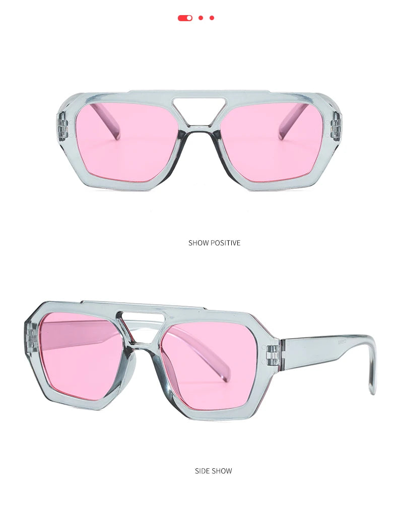 Wandern Neues Doppelbrückendesign Damen Anti-Licht-Brille Mode Leopardmuster Design Brille Hohe Qualität Outdoor Sonnenschutz
