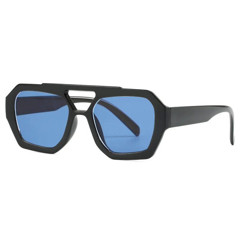 Wandern Neues Doppelbrückendesign Damen Anti-Licht-Brille Mode Leopardmuster Design Brille Hohe Qualität Outdoor Sonnenschutz