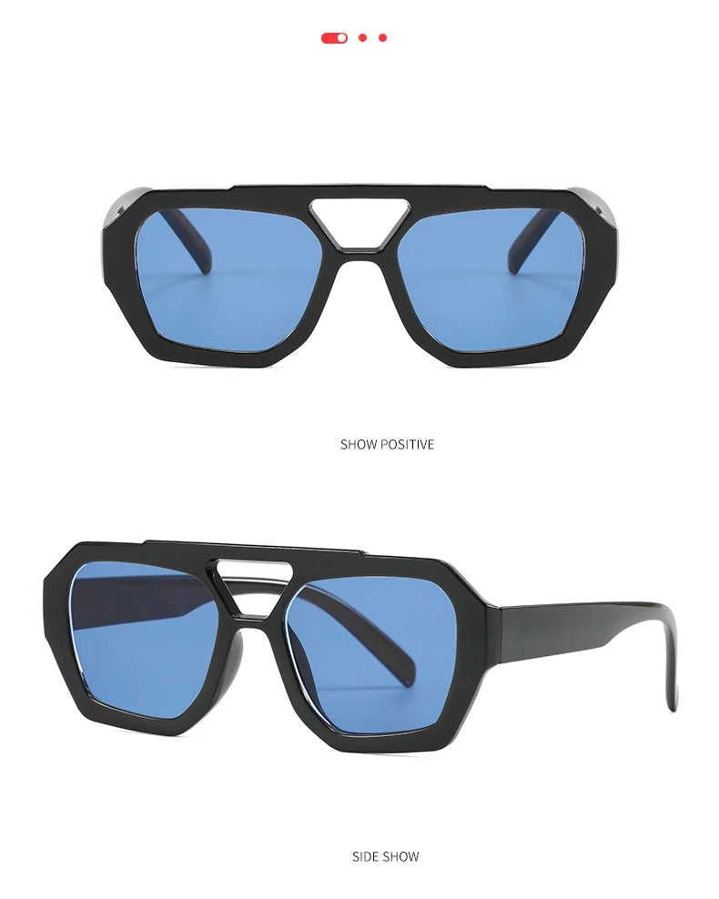 Wandern Neues Doppelbrückendesign Damen Anti-Licht-Brille Mode Leopardmuster Design Brille Hohe Qualität Outdoor Sonnenschutz