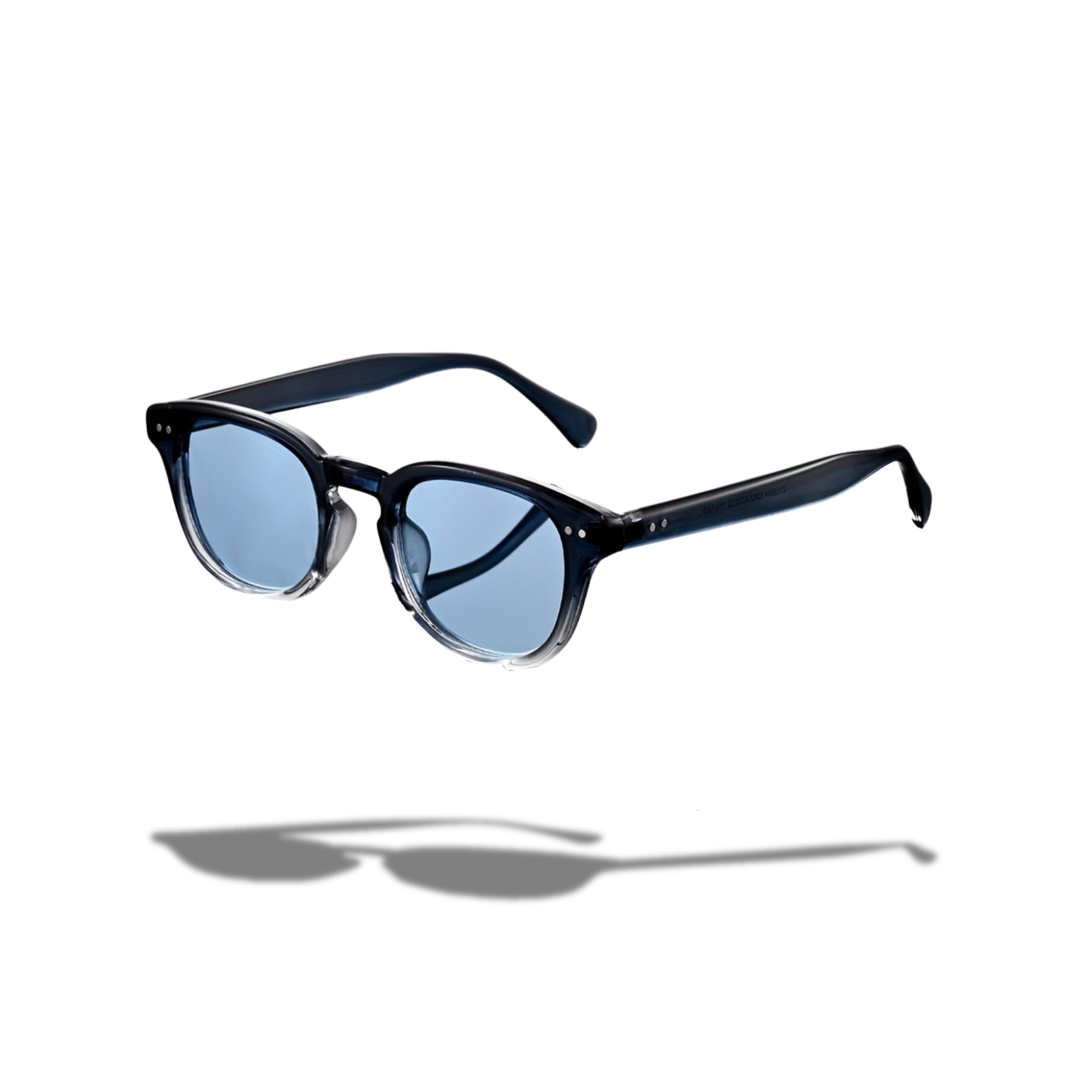 C2 Black on top and blue on bottom clear frame