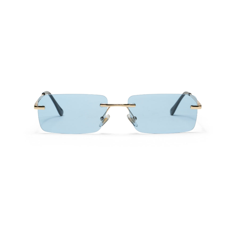 Golden Frame Blue Lens