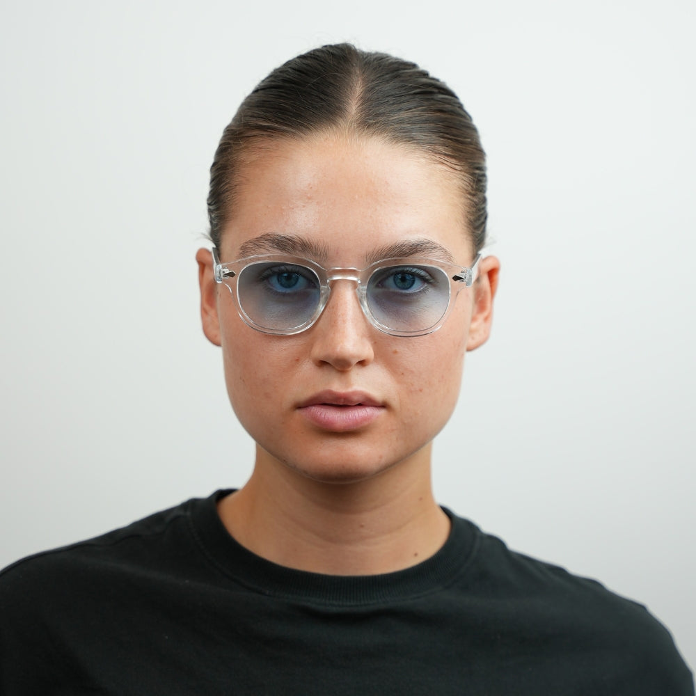 Transparent Blue Lens