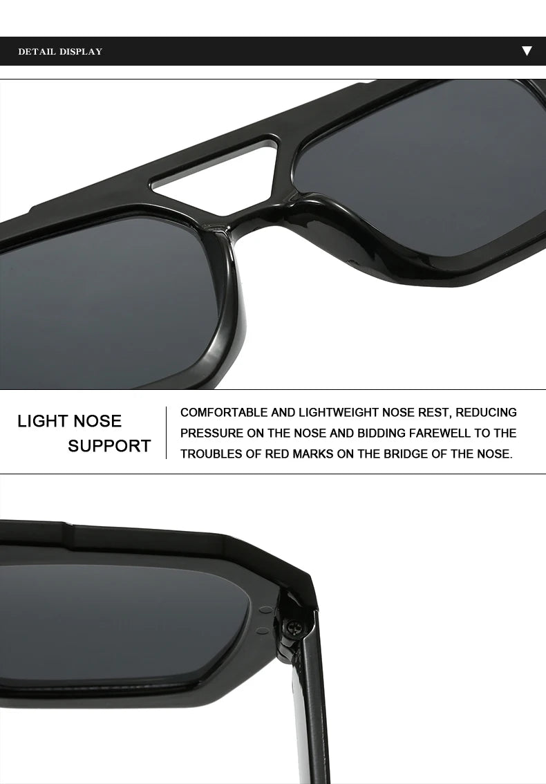 Wandern Neues Doppelbrückendesign Damen Anti-Licht-Brille Mode Leopardmuster Design Brille Hohe Qualität Outdoor Sonnenschutz