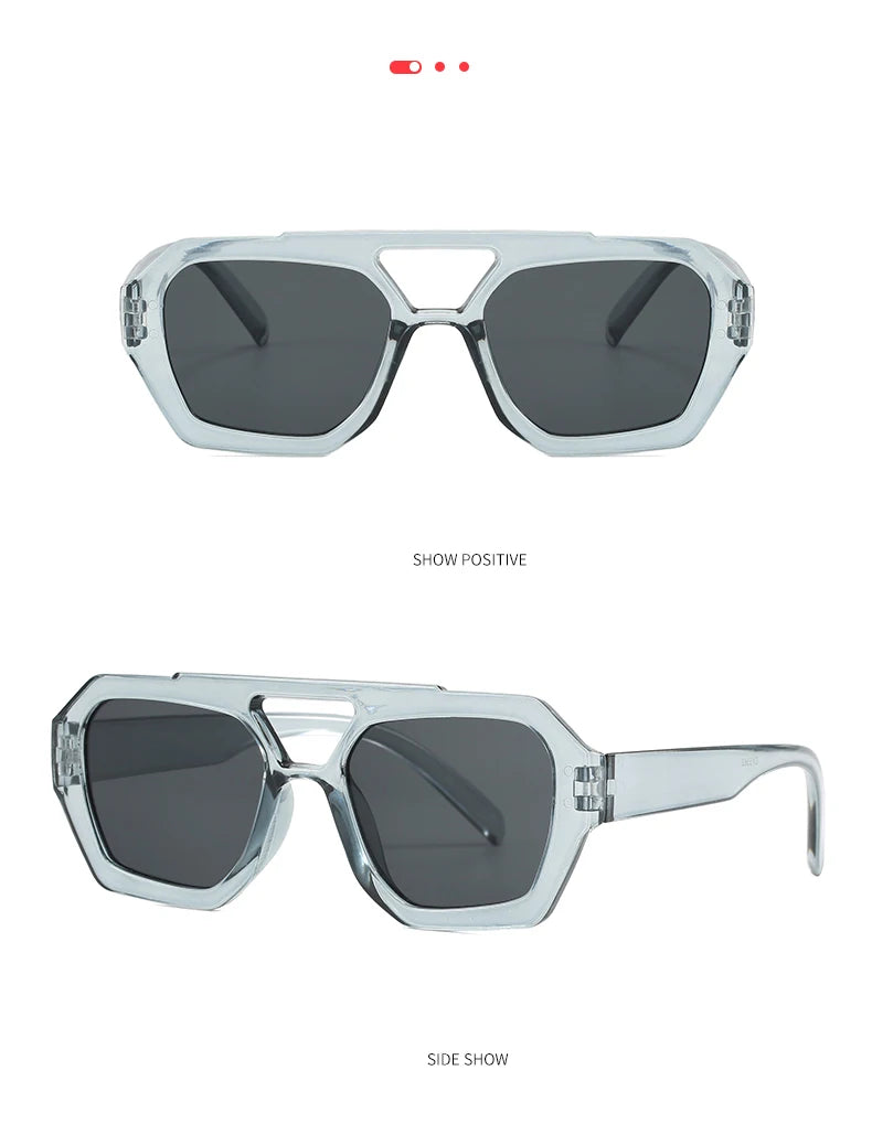 Wandern Neues Doppelbrückendesign Damen Anti-Licht-Brille Mode Leopardmuster Design Brille Hohe Qualität Outdoor Sonnenschutz