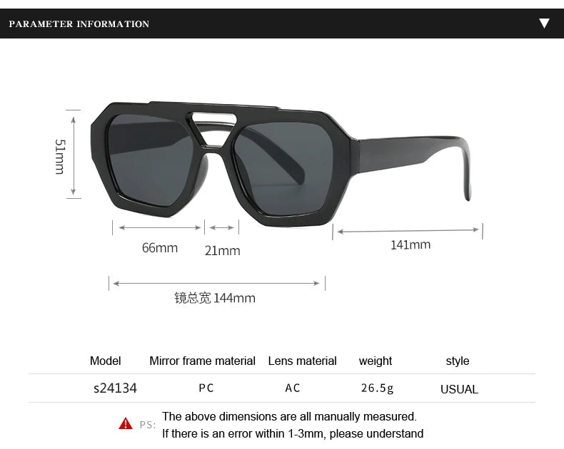 Wandern Neues Doppelbrückendesign Damen Anti-Licht-Brille Mode Leopardmuster Design Brille Hohe Qualität Outdoor Sonnenschutz