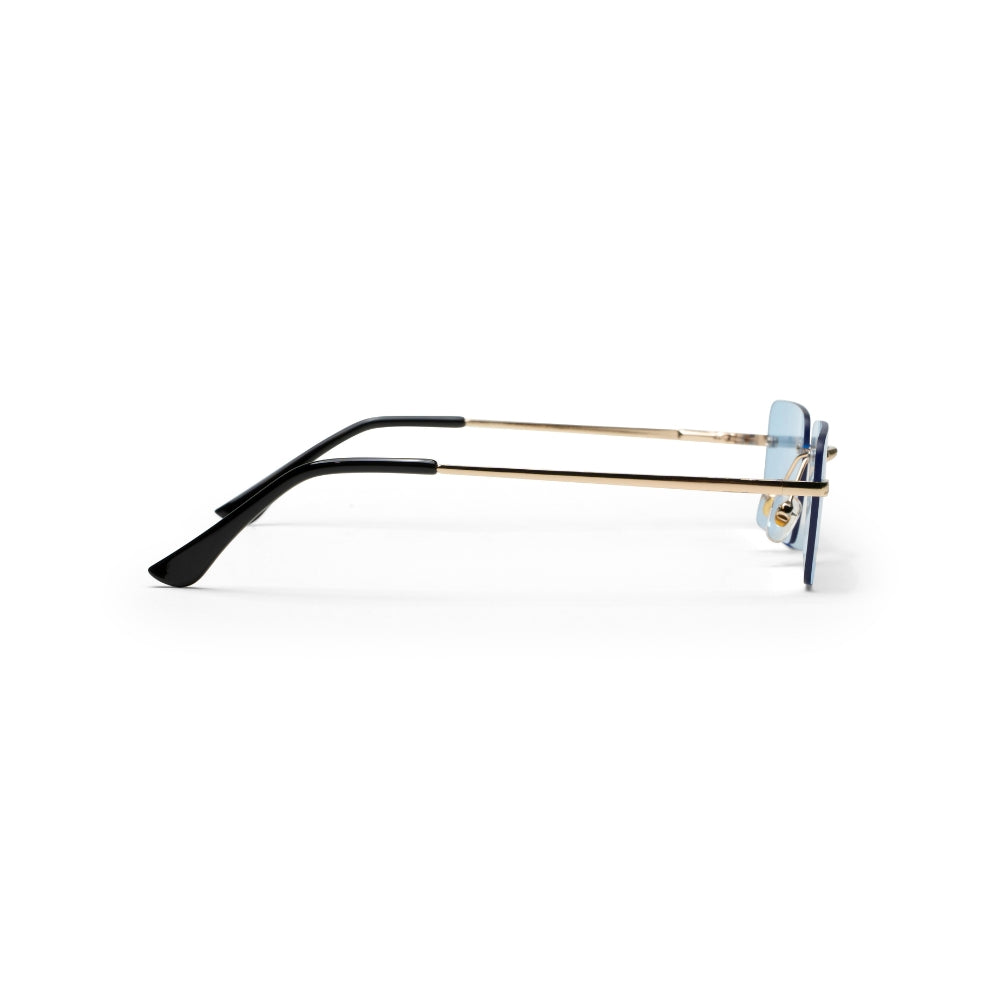 Golden Frame Blue Lens
